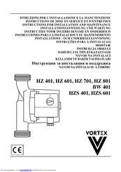 Vortex HZ 601 Installationsanweisung Und Wartung