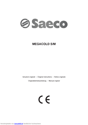 Saeco MEGACOLD S Originalbetriebsanleitung