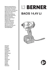 Berner Bacis 14,4V Li Bedienungsanleitung