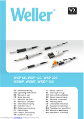 Weller WXDP 120 Robust Betriebsanleitung