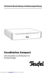 Teufel CoreStation Compact Bedienungsanleitung