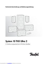 Teufel System 10 THX Ultra 2 Bedienungsanleitung