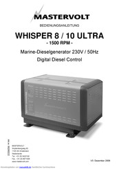 Mastervolt WHISPER 8 ULTRA Bedienungsanleitung