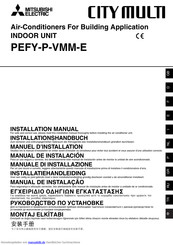 Mitsubishi Electric CITY MULTI PEFY-P25VMM-E Installationshandbuch