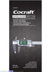 Cocraft 40-8747 Original Bedienungsanleitung