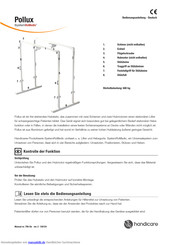 SystemRoMedic Pollux Bedienungsanleitung