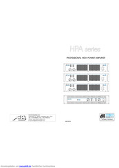dB Technologies HPA1400 Bedienungsanleitung