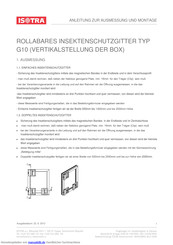 Isotra G10 Anleitung