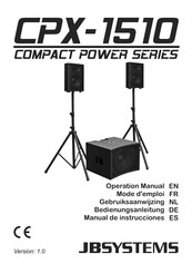 JB Systems CPX-1510 Bedienungsanleitung
