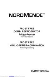 Nordmende RUI110NMWHA+ Bedienungsanleitung
