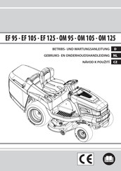 Emak EF 95 Betriebs- Und Wartungsanleitung