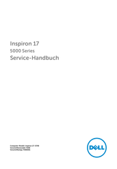 Dell Inspiron 17 5000 Serie Servicehandbuch