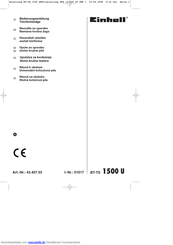 EINHELL 43.407.53 Bedienungsanleitung