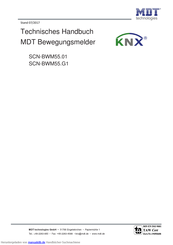 MDT Technologies SCN-BWM55.01 Technisches Handbuch