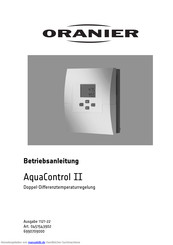 Oranier AquaControl II Betriebsanleitung