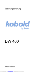Kobold DW 400 Bedienungsanleitung