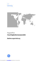 GE HygroPro Bedienungsanleitung