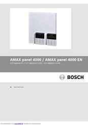 Bosch ICP-AMAX4-P3-EN Schnellstartanleitung