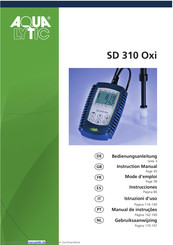 Aqualytic SD 310 Oxi Bedienungsanleitung