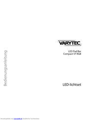 Varytec LED Pad Bar Compact ST RGB Bedienungsanleitung