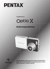 Pentax Optio X Bedienungsanleitung