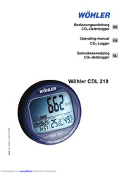 Wöhler CDL 210 Bedienungsanleitung