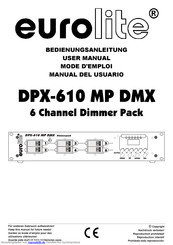 EuroLite DPX-610 MP DMX Bedienungsanleitung