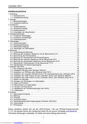 PCE Instruments LM10 Handbuch