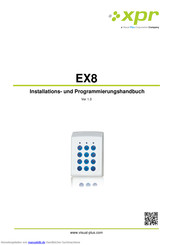 xpr EX8 + BioIn Installations- Und Programmierungshandbuch