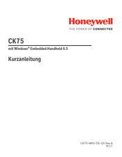 Honeywell CK75LAN Kurzanleitung