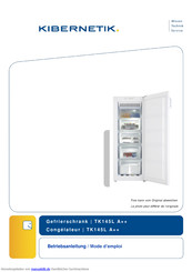 Kibernetik TK145L A++ Betriebsanleitung