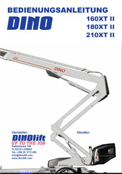 Dinolift DINO 160XT II Bedienungsanleitung