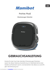 mamibot ProVac Plus2 Gebrauchsanleitung