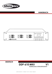 SHOWTEC DDP-610 MKII Handbuch