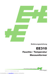 E+E Elektronik EE310 Bedienungsanleitung
