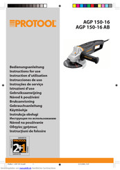 Protool AGP 150-16 Bedienungsanleitung