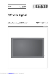 Sirona sivision digital Gebrauchsanweisung