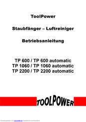 ToolPower TP 600 automatic Betriebsanleitung