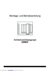 Bauer ORBIT Montage- Und Betriebsanleitung