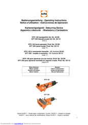 ALFRA KFT 250 Bedienungsanleitung