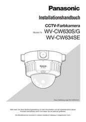 Panasonic WV-CW630G Installationshandbuch