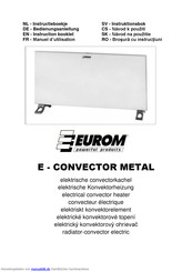 Eurom E - CONVECTOR METAL Bedienungsanleitung