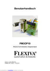 Flexiva PM3OP10 Benutzerhandbuch