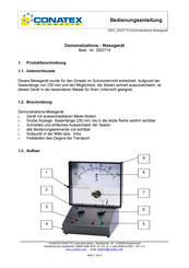 Conatex 2002719 Bedienungsanleitung