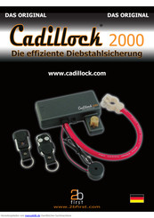 CADILLOCK 2000 Installations- Und Bedienungsanleitung