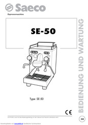 Saeco SE-50 Bedienung Und Wartung