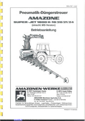 Amazone SUPER-JET 1600 H-21 Betriebsanleitung