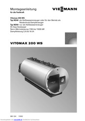 Viessmann VITOMAX 200 WS M240 Montageanleitung