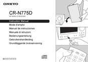 Onkyo CR-N775D Betriebsanleitung