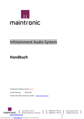 Maintronic Eventplayer 600 Handbuch